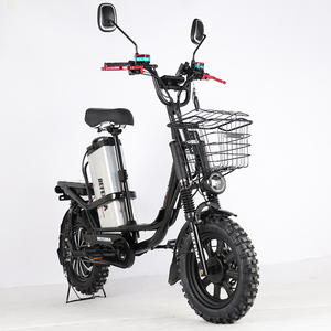 Electric Bike 16inch Large <b>Battery</b> Box 60V 20Ah Electric Bike Monster Winter Tire City Food Delivery Courier Electric Cargo Bike - Product Image 1