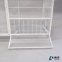 LIZE PET Cage à palettes en acier empilable à usage intensif pour le stockage de palettes à revêtement de poudre Cage à poulet