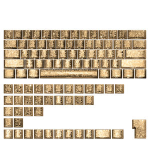 XVX Foil Series Glanz-Doppelschuss-Kirschprofil-Tasten kappens atz Kirsch modell Englisch Benutzer definierte Tastatur Diy 39/61/100/120 Tasten - Product Image 6