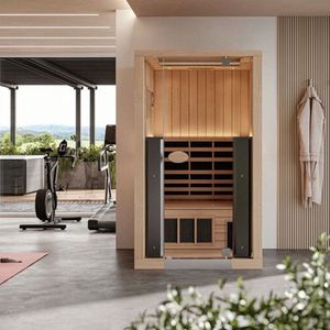 Hồng ngoại xa Panorama wifi thông minh vuông phòng tắm hơi với tiết kiệm năng lượng điện nóng và Hệ thống lưu thông không khí - Product Image 3