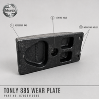 Plaque de protection robuste en fonte Tonly 885 87029110090 pour camion benne minier à carrosserie large, pièces de rechange, vente en gros, direct usine