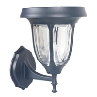 Lumière extérieure de pilier de porte de colonne à énergie solaire de post-montage en aluminium ip65 imperméable