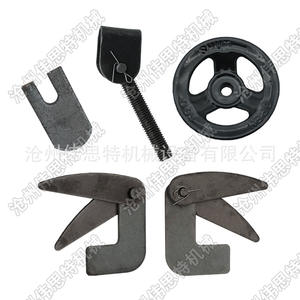 Poignée de porte supérieure, canal en acier, plaque de pression, porte d'inspection, charnière de porte d'inspection, fenêtre d'inspection, pièces d'équipement de nettoyage de l'air - Product Image 2