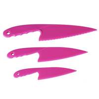 Plastic Bruidstaartmes En Server Set Fruitcake Groentesnijmes Veilig Kindermes