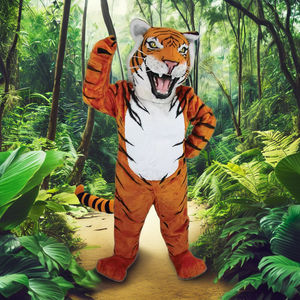 Disfraz de Tigre Feroz Profesional Personalizado para Adultos, Divertido Disfraz de Animal de Peluche, Personaje de Película para Adultos, Venta al por Mayor - Product Image 1