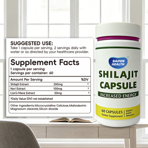 Capsules de Shilajit 60 unités avec extrait de Nori et de Crinière de Lion pour soutenir l'énergie et la concentration - Product Image 5