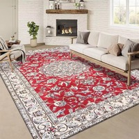 Tapis moderne en velours doux, fabriqué à la machine, tapis de luxe pour salon et chambre, tapis antidérapant, décoration intérieure, couleur unie, pelucheux