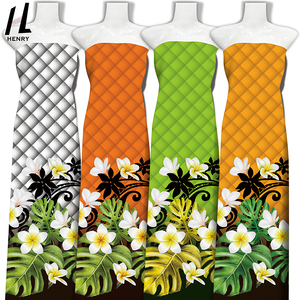 Vải Henry 100% Rayon, họa tiết Hawaii cổ điển, phong cách bộ lạc Polynesia, mềm mại & thoáng khí, chất liệu may mặc - Product Image 5