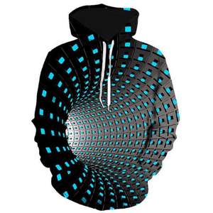 Psychédélique 3D Hoodies À Manches Longues Dizzy Hoodie Personnalité Couple Sweat <span class=keywords><strong>Stranger</strong></span> Things <span class=keywords><strong>Vêtements</strong></span> Pour Hommes - Product Image 5