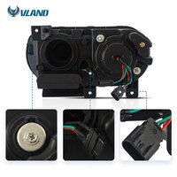 Feux avant VLAND, projecteurs LED de rechange pour Dodge Challenger SXT 2008 2009 2010 2011 2012 2013 2014