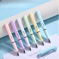 Stylo de dessin créatif effaçable pour étudiants, plume remplaçable sans affûtage, crayon de couleur pour étudiants