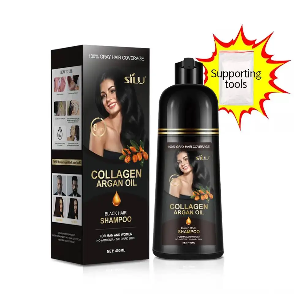Ammoniak En Ppd Vrije Zwarte Haarkleur Shampoo Henna Super Allergie Vrije Zwarte Haarkleur Crème