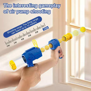 Pistola giocattolo ad aria con pallina a sfera in schiuma morbida con pistola a sfera morbida ad aria compressa con palloni in schiuma giocattolo per bambini - Product Image 3