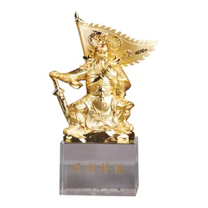Factory Supply Gold Plated Zinc Alloy Molding Statue