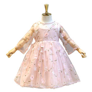 Innovative Products for Import Western Latin Dance Flower Girl Kids Embroidered Dress Model Buy Direct From China Factory - Product Image 1