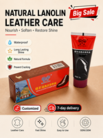 Fórmula de Lanolina Pura 70g, Betún para Zapatos de Aceite de Oveja Jinyang, Fácil de Limpiar, Suave, No Irritante, Protección para el Cuidado del Calzado