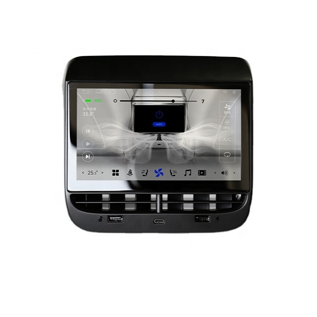 model 3/Y Barfond for Tesla Model 3 Y Rear Control Display Entertainment Touch Screen 7.0" Android12 Multimedia System Carplay