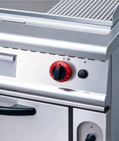 Plaque de cuisson à gaz CPVKRY en acier inoxydable, puissance réglable, protection anti-extinction intégrée, nettoyage facile, double zone commerciale