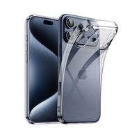 Étui de téléphone portable transparent anti-rayures et antichoc pour iPhone 18 Pro, 18 Pro Max, 17 Pro Max, 16, 15, 14