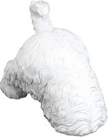 Highland Terrier Creuser Statue de Chien d'animal de ferme jardin extérieur d'affichage figurine sculpture décoration de jardin