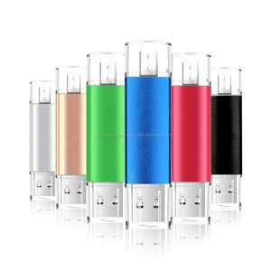 Mini usb 2.0 3,0 pen drive 8gb 16gb flashdrive 32gb 64gb billig otg stick individuelles dual usb ports smartphones usb-stick - Product Image 1