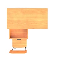 Mobilier scolaire double bureau et chaise d'étudiant bon marché Table de professeur en MDF