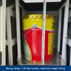 Agitateur de peinture entièrement automatique vibrant avec serrage automatique pour seaux de peinture, idéal pour le revêtement du bois, la peinture murale et la peinture automobile - Product Image 5