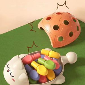 Juguetes de Rompecabezas de Erizo para Educación Temprana, Juguetes Montessori para Niños, Aprendizaje de Colores y Números, Habilidades Motoras Finas, Juguetes Sensoriales para Niños - Product Image 6