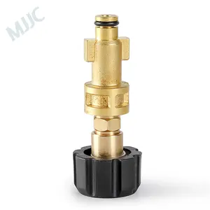 MJJC Merek Profesional Kuningan Salju Busa Lance Busa Meriam Pro Konektor Adaptor Fitting untuk Model Lama Bosch Aquatak dan Faip