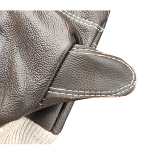 Seaman Welding <b>Gloves</b> Top Grain Cowhide Short Style High Temperature Insulating Protective <b>Gloves</b> - Product Image 2