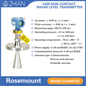 Capteur de niveau radar sans contact Rosemounta 5408F 4-20 mA Hart, instruments de mesure de niveau - Product Image 6
