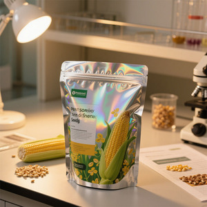 HD hạt giống nông nghiệp bao bì đáy phẳng túi nhựa Ziplock Logo tùy chỉnh Mờ/sáng ba chiều túi nhựa kỹ thuật số - Product Image 1