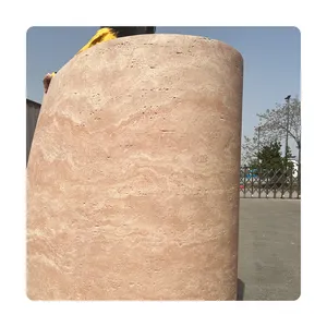 ألواح حائط بجودة جيدة 600*1200 ملم بلاط حجري مرن MCM لتزيين الحائط الخارجي من مصنع الحجر الجيري