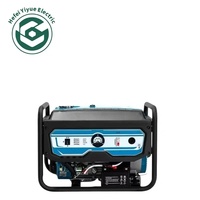 Générateur portable 4500W en gros d'usine, 4,5KW, démarrage électrique ou manuel, bobinage en cuivre, générateur à essence