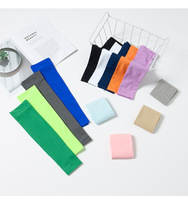 Manchons de bras en nylon effet soie glacée avec logo personnalisé pour la conduite estivale, protection solaire anti-UV, effet rafraîchissant, coupe décontractée, vente en gros