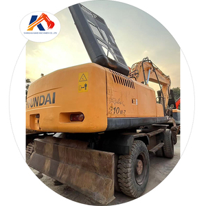 รถขุดไฮดรอลิก Hyundai 210W-7 ขายตรงจากโรงงาน ชั่วโมงการทำงานต่ำ รถขุดล้อยางมือสอง Hyundai210W-7 - Product Image 1