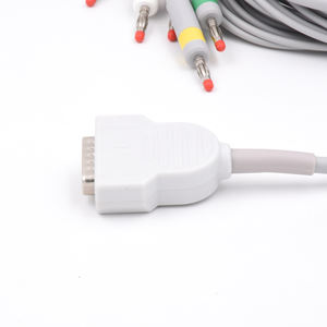 <span class=keywords><strong>Ge</strong></span>-Marquette Mac 400 Compatibele <span class=keywords><strong>Ekg</strong></span> Kabel Iec/Banaan 4.0 Connector Medische Accessoires - Product Image 2