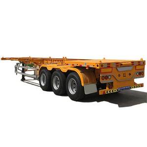 40ft tri-trục <span class=keywords><strong>container</strong></span> Trailer Bộ Xương <span class=keywords><strong>semitrailer</strong></span> trong xe tải bán Trailer cho nhiệm vụ nặng nề <span class=keywords><strong>container</strong></span> Quá Cảnh - Product Image 3