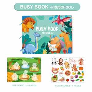Libro de Pegatinas Sensoriales Montessori, Juego Interactivo de Aprendizaje para Niños Pequeños, Regalo Perfecto - Product Image 6