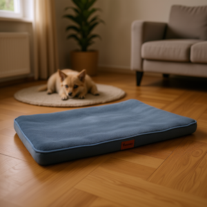 Tappetino per Animali Yommy 80x120x5cm Blu, Letto in Schiuma Morbida per Cani e Gatti - Product Image 2