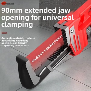 Industrial Heavy Duty Adjustable Multi-Function Large Opening Plumbing <b>Hand</b> <b>Tool</b> Multi-functional Pipe Wrench - Product Image 4