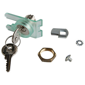 Rear <b>Lock</b> <b>For</b> 256x Series Filing <b>Cabinet</b> 9mm Length <b>Keyed</b> Operation Secure Storage Solution - Product Image 1