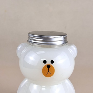 Nhà máy-Bán phim hoạt hình gấu hình dạng nhựa PET nước giải khát Chai Nắp biểu tượng tùy chỉnh 350ml/500ml/700ml cho đồ uống có ga - Product Image 2