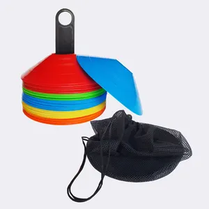 Conjunto de cones agilidade do disco 50 marcadores, perfeito para futebol e qualquer pacote de treinamento de jogos de bola