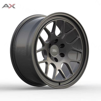 Jantes monobloc AX 6 Lug 20 pouces Drag Deep Gun Gray, forgées sur mesure, pour course, performance, pour Ford F150 Silverado Sierra