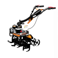 BISON (CHINE) Petite machine à labourer, cultivateur à moteur essence 3,1 kW, mini motoculteur autopropulsé, cultivateur rotatif