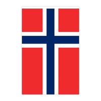 Vente en gros de guirlandes de drapeaux en polyester écologiques de 5,5 x 8 pouces, style Norvège, pour la décoration intérieure et extérieure (20 pièces/ensemble)