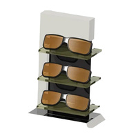 Support en métal acrylique personnalisé Organisateur de lunettes de soleil rotatif 360 Présentoir pour magasin de lunettes