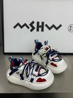Baskets Chunky Rétro Y2K avec Patch Cœur, Respirantes, à Plateforme Rehaussante, en Maille, Lacets en Corde, OEM, Printemps Été Automne