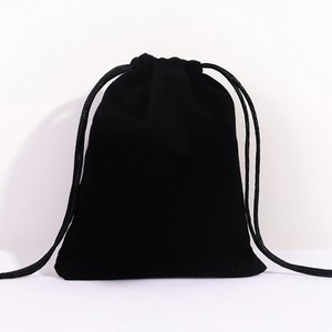 Sac en velours de luxe à cordon de serrage de haute qualité, sac à bijoux en velours, sac à cordon de serrage en velours, logo personnalisé - Product Image 4